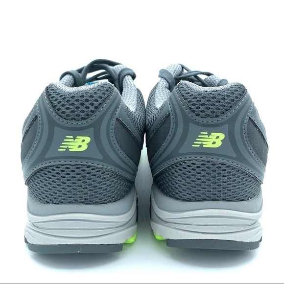NEW New Balance Fantom Fit Athletic Walking Shoes Grey Blue Green Size 9.5 Wide - Picture 4 of 7